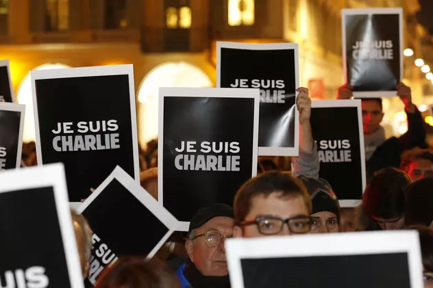Protest, după atacul din ianuarie 2015 din redacția Charlie Hebdo