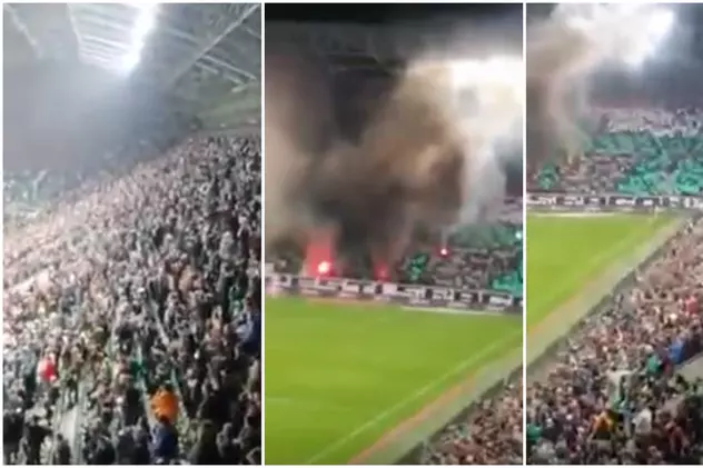 VIDEO | Imagini incredibile la un derby din Ungaria. 16.000 de oameni s-au înghesuit în tribune