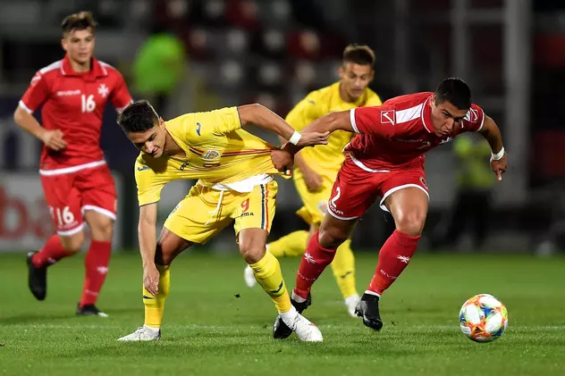 Naționala de tineret a României a învins Malta, în preliminariile Campionatului European Under-21. Cum se pot califica tricolorii de pe locul 2