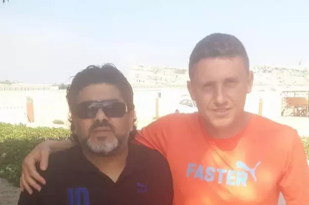 Fotbalistul român care s-a pozat cu Maradona în Dubai: Daniel Chiriță este sincer: „A durat două secunde”