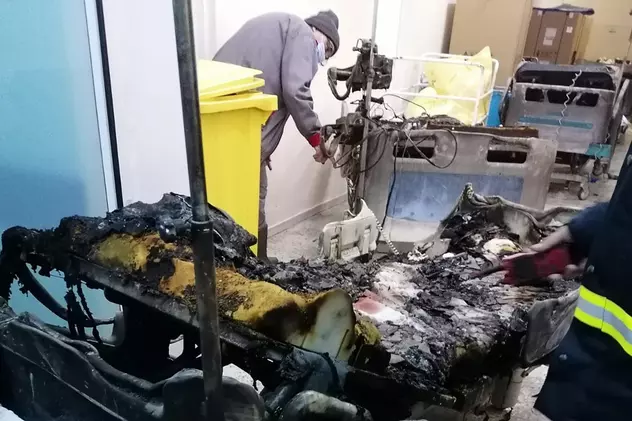 Fiul unui pacient mort în incendiul de la Piatra Neamț face plângere penală. Avocat: “Cerem spitalului despăgubiri de 1.000.000 de euro”