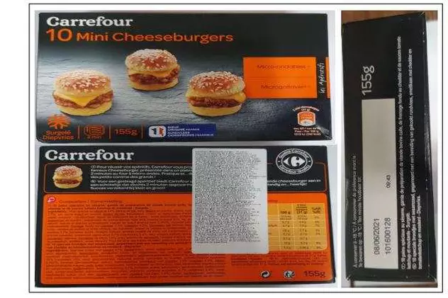 Carrefour retrage de la comercializare Mini Cheesburgers, din cauza pericolelor pe care produsul le prezintă pentru sănătate