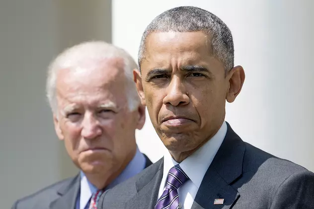 Președintele Statelor Unite, Barack Obama și vicepreședintele Joe Biden. Foto Hepta