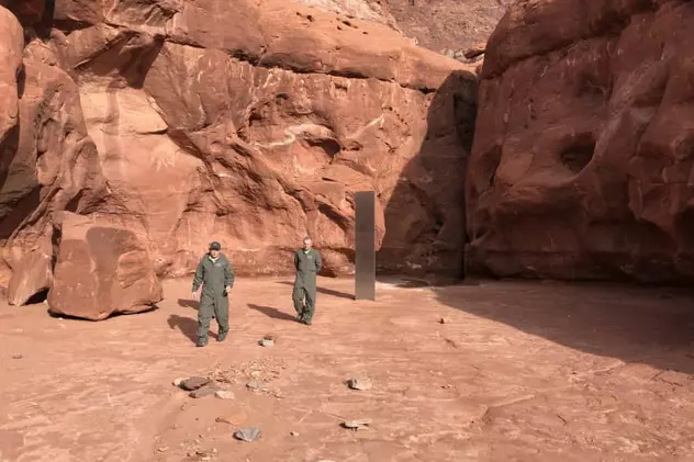 Obiectul bizar găsit în deșertul Utah a dispărut la fel de misterios cum a apărut
