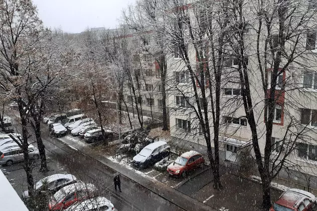 Prima ninsoare la București. Cum va fi vremea în țară în acest weekend