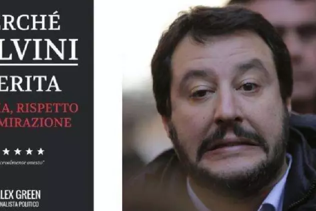 O carte despre Matteo Salvini, cu pagini goale, a devenit bestseller în Italia