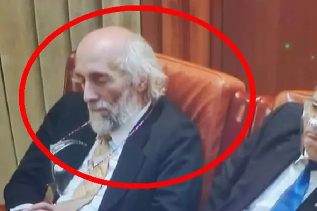 Senator AUR, surprins dormind în Parlament. Mircea Dăneasa spune că medita: „Activam conexiuni speciale”