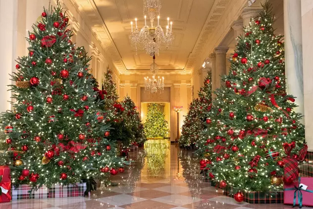 Casa Albă, decorată de Crăciun de către Melania Trump, pentru ultima oară în calitate de primă-doamnă