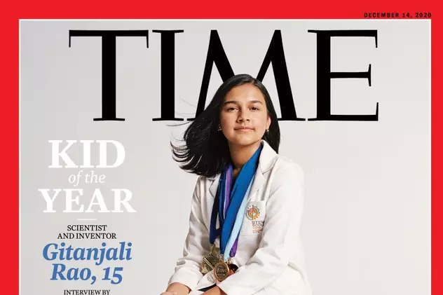 Gitanjali Rao, inventatoare de 15 ani a unei tehnologii pentru testarea apei, desemnată de revista Time „copilul anului”