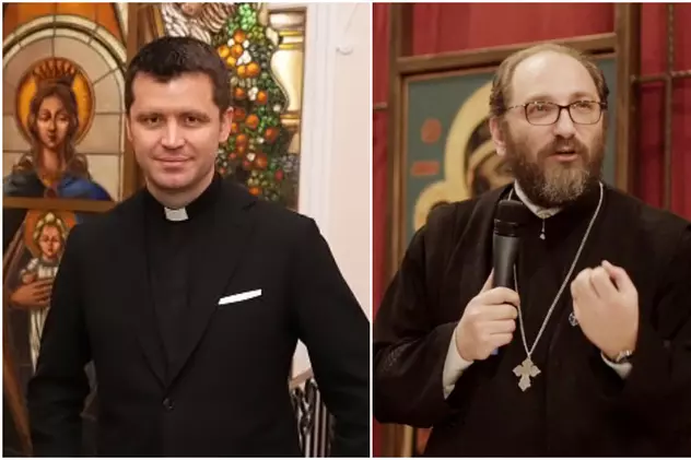 Preoții Francisc Doboș și Constantin Necula