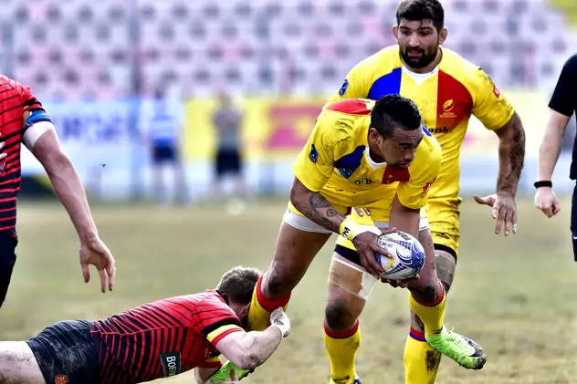 Partida de rugby România – Belgia a fost suspendată, după ce autoritățile de la Bruxelles le-au interzis sportivilor să părăsească țara