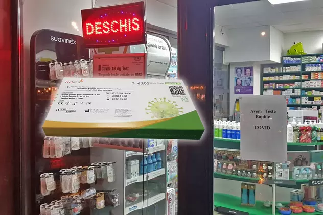 Farmaciile din Iași încă vând teste rapide pentru COVID, deși este interzis. Prețurile sunt de trei ori mai mari decât în online