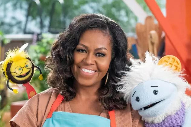 Michelle Obama va juca într-un serial culinar pentru copii, pe Netflix