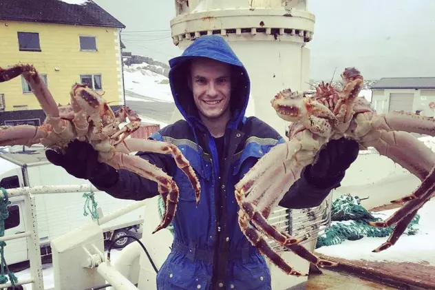 7.000 de euro lunar iau pescarii de crabi din Marea Barents, unde se muncește la -30 de grade. „Am lucrat pe trei nave și fiecare avea români”
