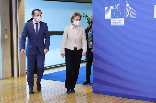 Premierul Florin Cîțu apără Comisia Europeană în războiul vaccinurilor, într-un interviu din Politico