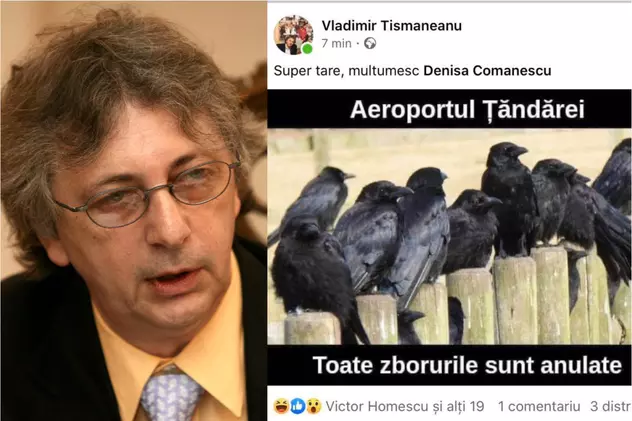 Vladimir Tismăneanu a câștigat procesul cu CNCD, care îl amendase cu 5.000 de lei pentru postarea rasistă cu „ciorile de la Țăndărei”