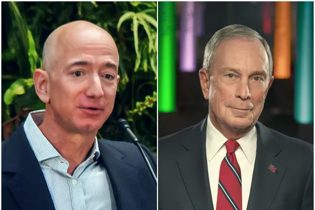 Jeff Bezos și Michael Bloomberg, printre cei mai mari donatori americani din 2020. Elon Musk, dat ca exemplu negativ