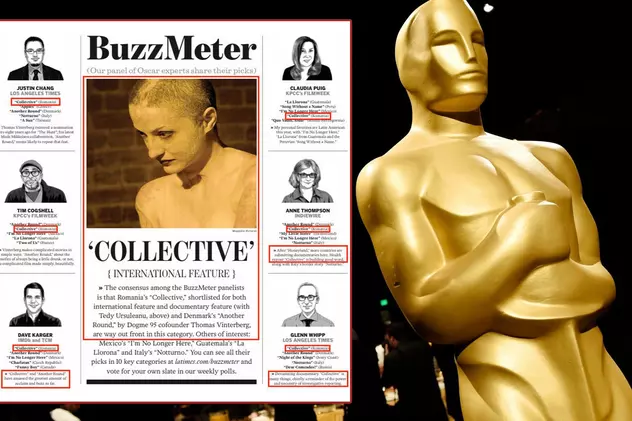 Începe votul secret pentru lista Oscar: competiție infernală pentru „Colectiv”. În 65 de ani, doar trei documentare au prins nominalizarea la Film Internațional!