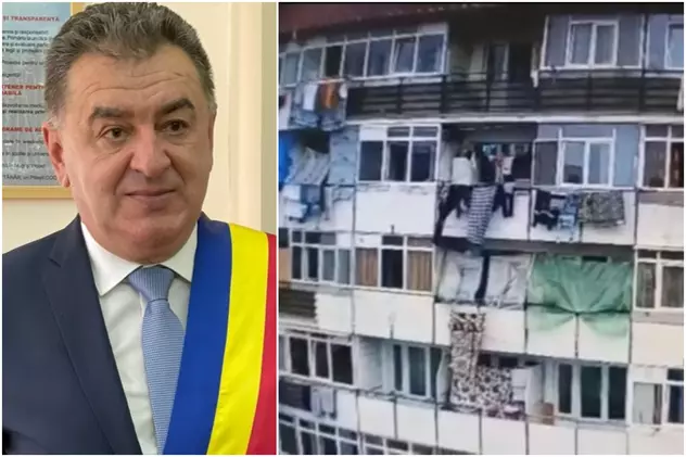 Primarul Piteștiului, după ce o familie dintr-un bloc social a aruncat gunoi pe geam. „O să-i evacuez, chiar dacă îmi spun că au zeci de copii. Nu mă interesează unde se duc”