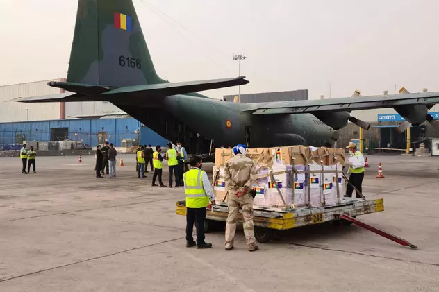 Echipamentele medicale trimise Indiei de România au ajuns la New Delhi