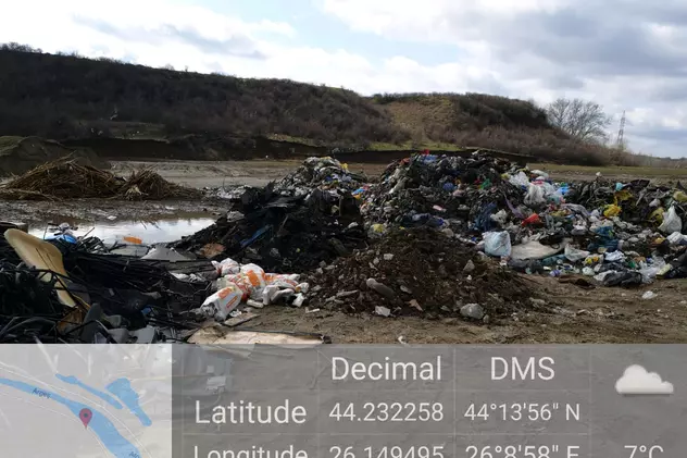 Comuna Comana, amendată cu 150.000 de lei pentru un depozit ilegal de deșeuri