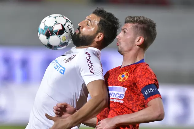 Liga 1, etapa a 5-a din play-off și play-out. CFR Cluj a egalat FCSB în prelungiri