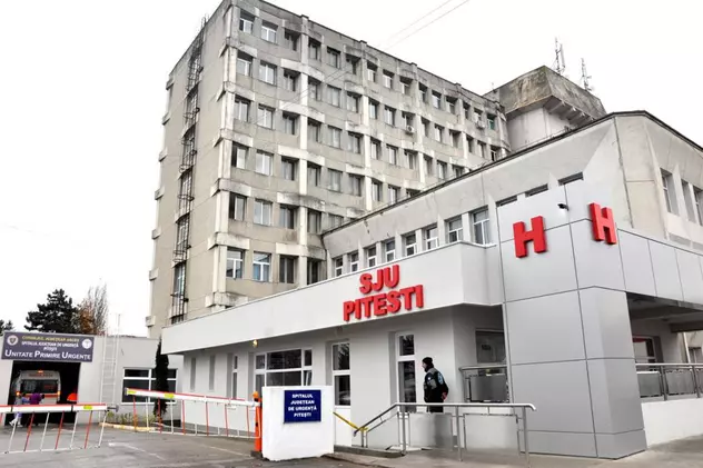 Fum într-un salon COVID-19 de la Spitalul de Urgență Pitești. „Cadrele medicale au acționat imediat”