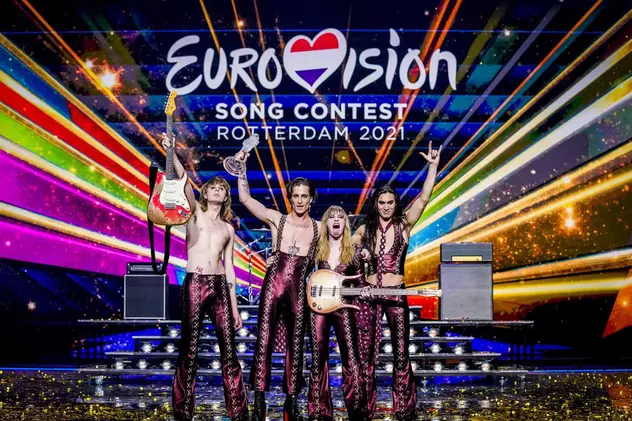 Eurovision 2021 a fost câştigat de Italia. Trupa rock Maneskin, favorita publicului