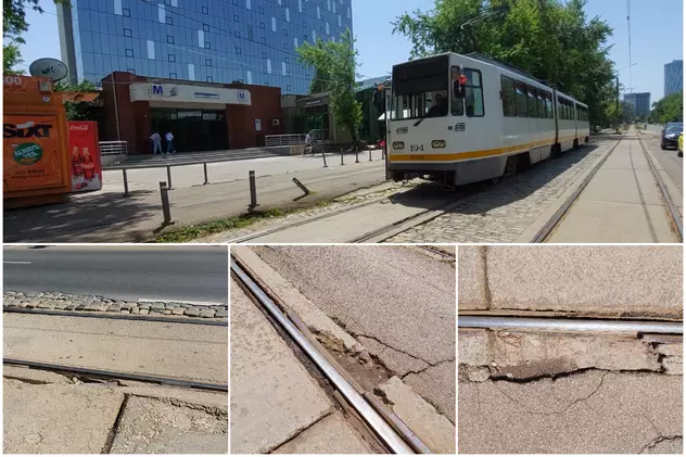Reportaj cu tramvaiul în București. Dacă nu te străpunge șina, te distrug zgomotul și zdruncinătura vagoanelor