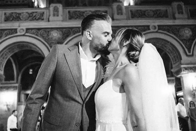 Roxana Ionescu și Tinu Vidaicu s-au căsătorit religios. Primele imagini de la eveniment
