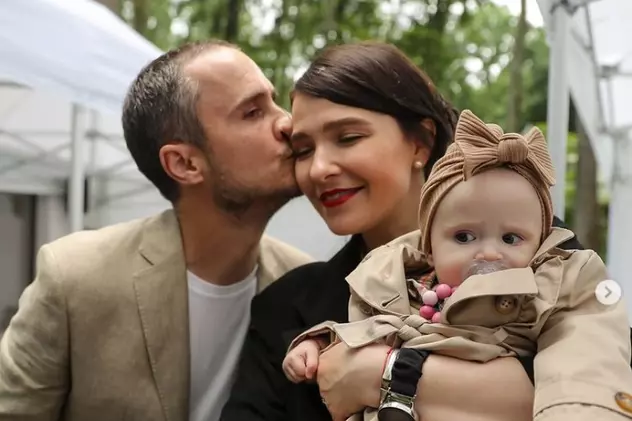 Șerban Copoț și-a botezat fiica în secret. Primele imagini de la eveniment