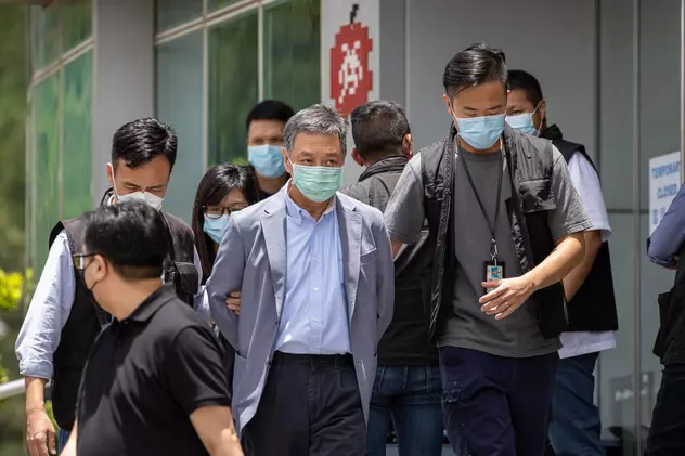 Hong Kong a arestat directori de la un ziar pro-democrație, acuzați că au încălcat legea securității naționale