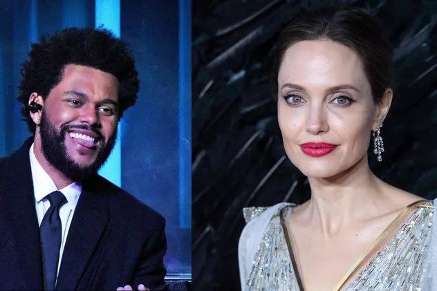 Angelina Jolie și The Weeknd, surprinși din nou împreună. S-au distrat la un concert din Los Angeles