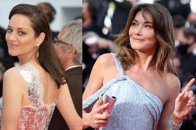 Eleganță și rafinament pe covorul roșu de la Cannes 2021. Marion Cotillard și Carla Bruni s-au întrecut în ținute