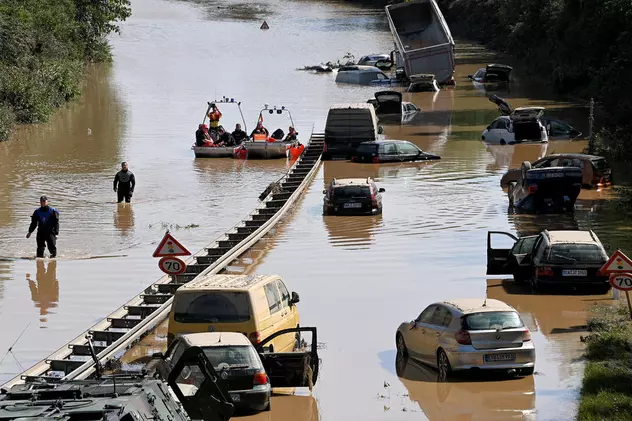 Cel puțin 180 de morți în urma inundațiilor din vestul Europei. Dezastru în Germania și Belgia