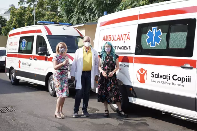 Două ambulanțe noi, cumpărate din donațiile românilor, au intrat în dotarea Spitalului pentru Copii „Grigore Alexandrescu” din Capitală