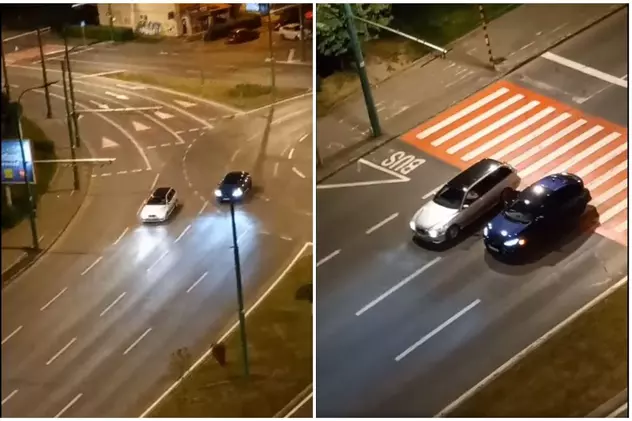 Doi şoferi au organizat noaptea o întrecere pe un bulevard din Braşov. Poliția a deschis o anchetă