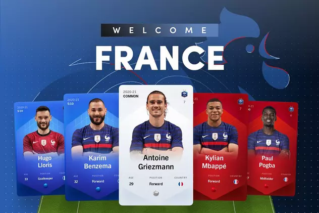 Lovitura dată de un start-up din Franța: Jumătate de miliard de euro pentru cartonașe virtuale cu jucători de fotbal