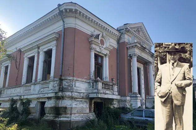 FOTO. Cum a ajuns să arate casa primarului care a transformat Bucureștiul în „Micul Paris”: tencuială care cade, geamuri sparte, prăpăd