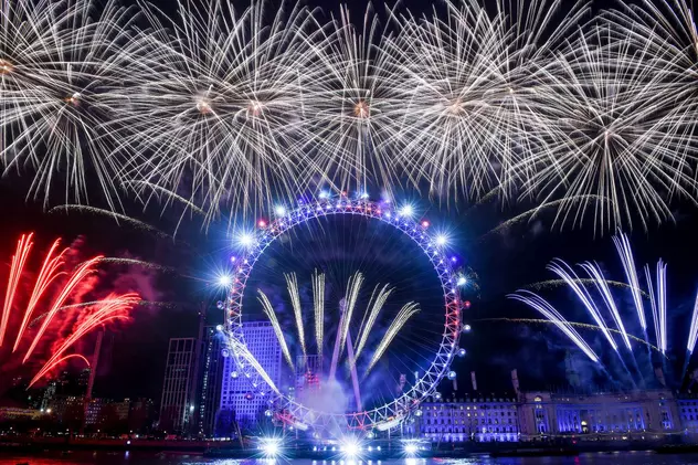 Focurile de artificii de Anul Nou de la Londra, anulate pentru al doilea an consecutiv din cauza pandemiei