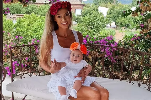 Claudia Neghină și-a botezat fetița în Ibiza. Fotomodelul a făcut primele declarații. „A fost ceva restrâns”