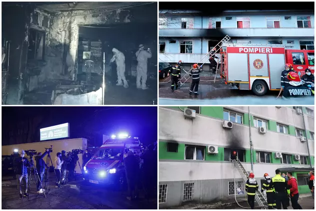 12 incendii la spitalele din România, în mai puțin de un an. Zeci de decese