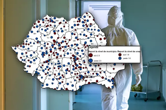 O altă față a dezastrelor din spitale: avem mult prea puțini medici la mia de locuitori. Harta la zi a suferinței României