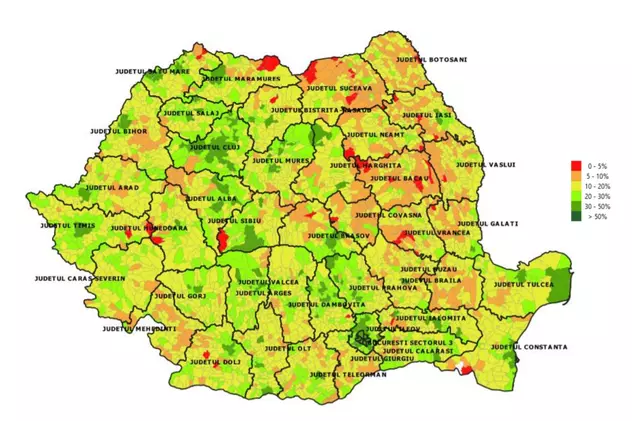 Harta vaccinării anti-COVID în România. Care sunt localităţile fruntaşe la imunizare