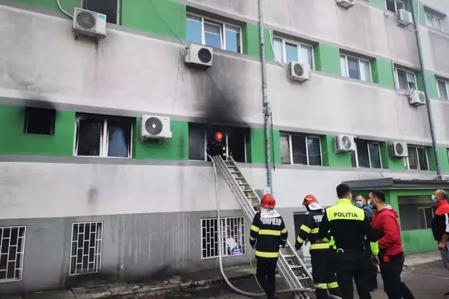 Avocat: Un neon desprins din tavan ar fi provocat incendiul din secţia ATI de la Spitalul din Constanța