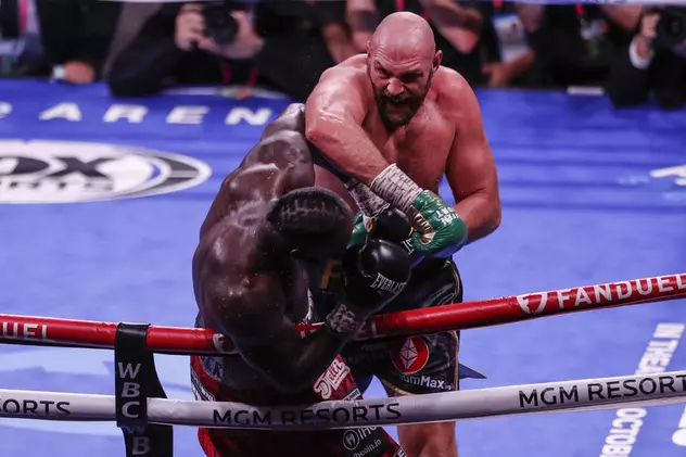 Tyson Fury și-a păstrat centura de campion mondial al greilor, după ce l-a făcut KO pe Deontay Wilder