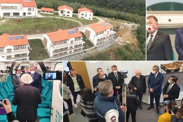 Clinica Nera inaugurată de miniștri PNL. Fotografie via Jurnal de Caraș Severin