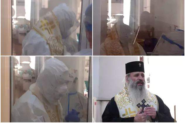 Unul dintre liderii Bisericii Ortodoxe Române, în mijlocul pacienților COVID dintr-o secție ATI