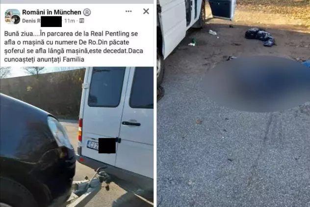 Șofer român căzut mort lângă microbuz, într-o parcare a unui supermarket din Germania