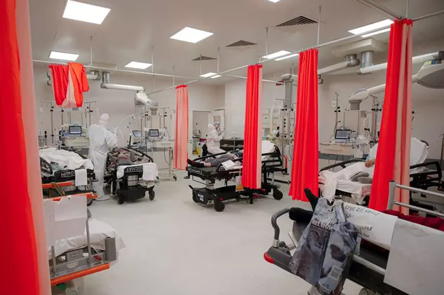53 de paturi libere la ATI pentru pacienții cu COVID-19. În ce județe sunt locuri disponibile